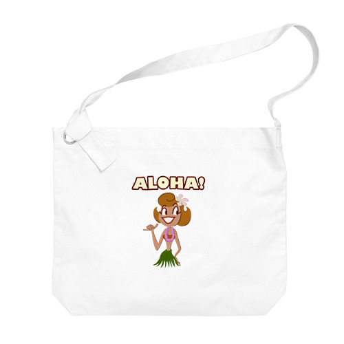 ALOHA Hula Girl Big Shoulder Bag