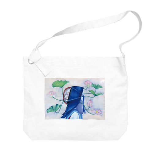 花に寄生される少女 Big Shoulder Bag