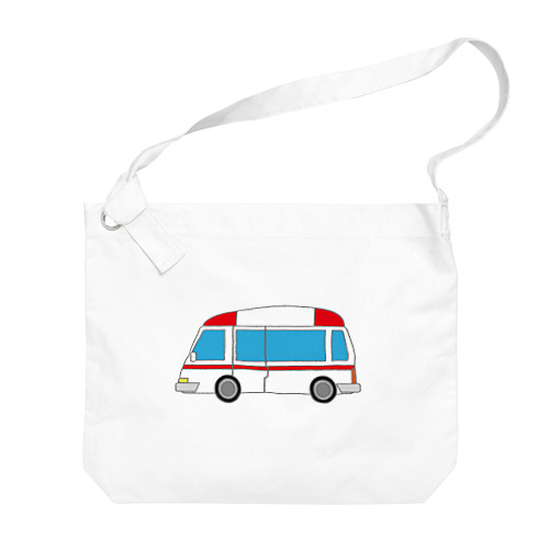 可愛い救急車 Big Shoulder Bag