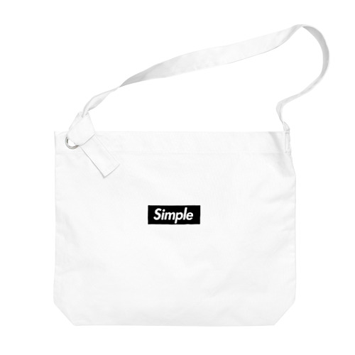 simple　シンプル Big Shoulder Bag