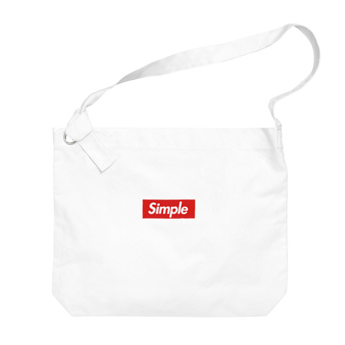 シンプル　SIMPLE ビッグショルダーバッグ