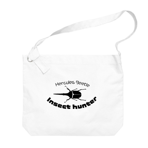 ヘラクレスオオカブトのロゴ Big Shoulder Bag
