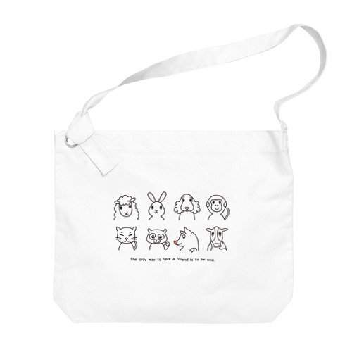 動物大集合！（チャリティー） Big Shoulder Bag