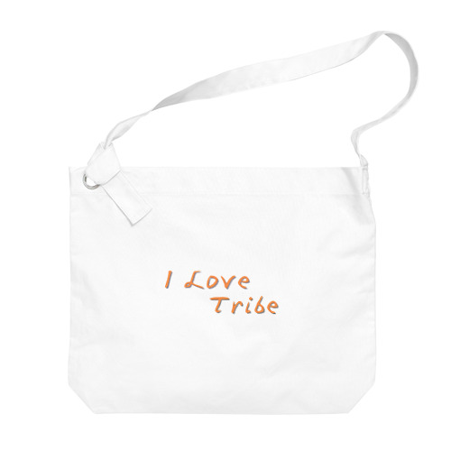 I LOVE Tribe　文字色 Big Shoulder Bag