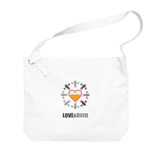 LOVE & BEER Big Shoulder Bag