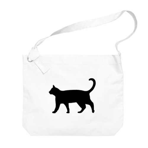 黒猫は見ていた　ねこ Big Shoulder Bag