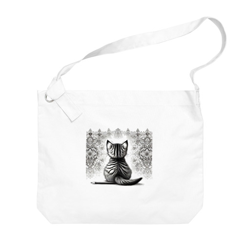 Back-raised Dream Cat 3 Big Shoulder Bag