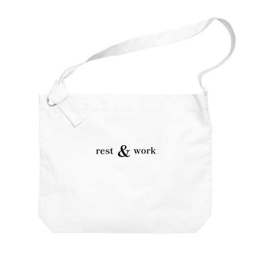 rest ＆ work Big Shoulder Bag