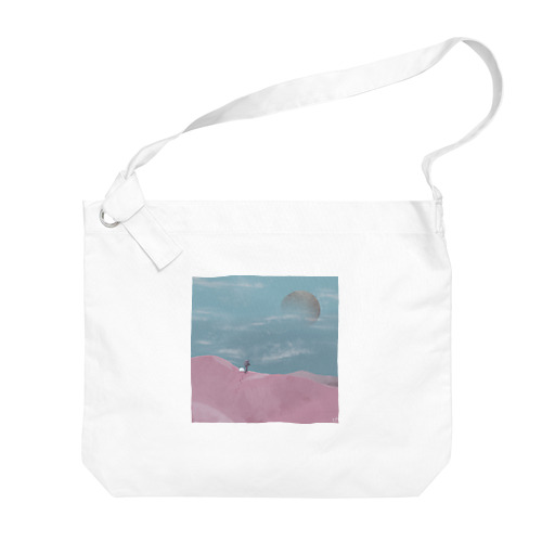 ピンクの砂漠 Big Shoulder Bag