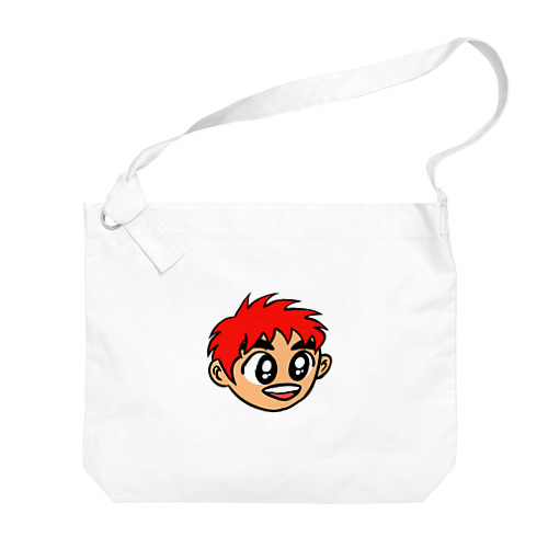 0007・赤い髪の少年（じゅうにブランド） Big Shoulder Bag