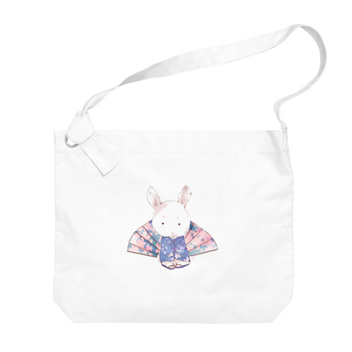 かわいいウサギ Big Shoulder Bag