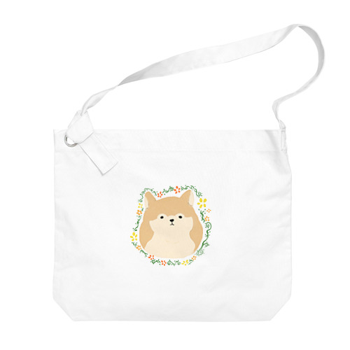 ゆるい柴犬 Big Shoulder Bag