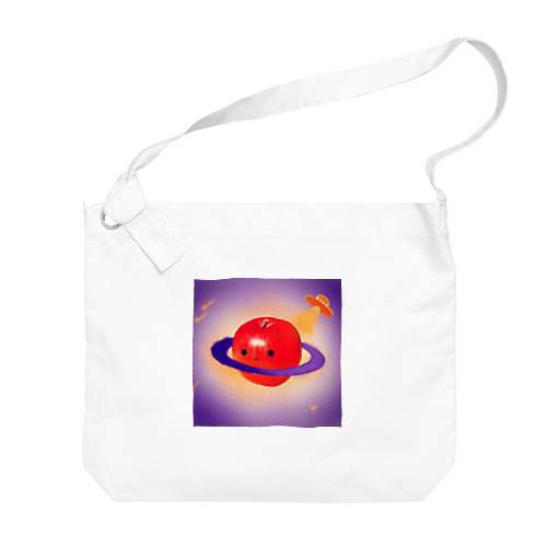 りんご星 Big Shoulder Bag