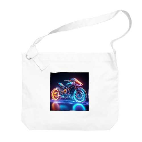 バイクホログラム Big Shoulder Bag