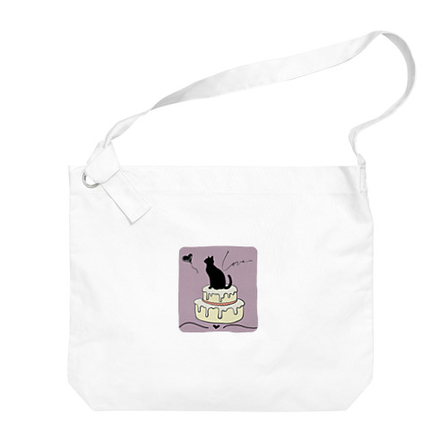 猫Cafe Big Shoulder Bag