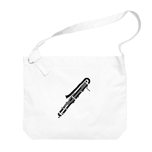 【コントラファゴット】モノクロ楽器シリーズ Big Shoulder Bag