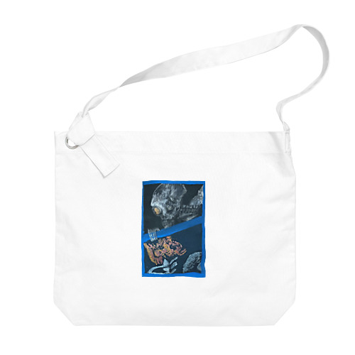 gashadokuro BLUE（tokumiシリーズ） Big Shoulder Bag