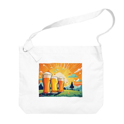 夏到来ビールグッズ！Beerで皆で盛り上がろう！ Big Shoulder Bag