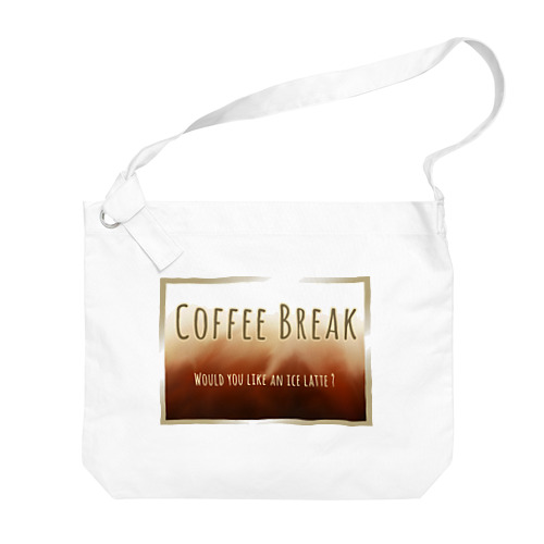Coffee Break -ice latte- ビッグショルダーバッグ