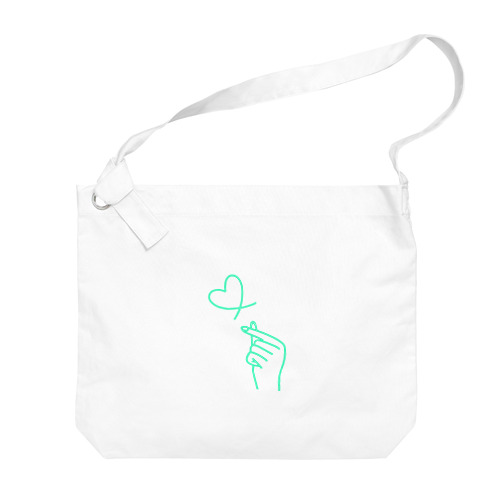 mint green lover Big Shoulder Bag