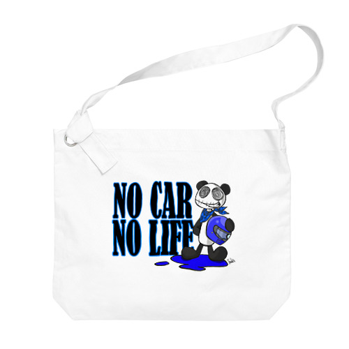 NO CAR　NO LIFE ビッグショルダーバッグ