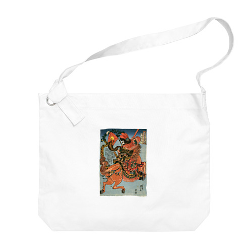 UKIYOE 浮世絵 SAMURAI；水滸伝豪傑 Big Shoulder Bag