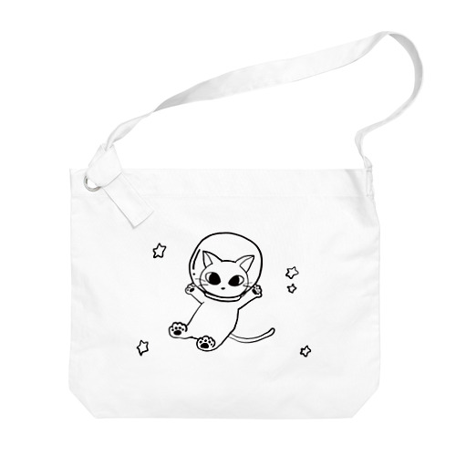 宇宙ネコチャン Big Shoulder Bag