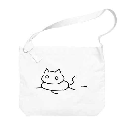 あしがとれたねこ Big Shoulder Bag