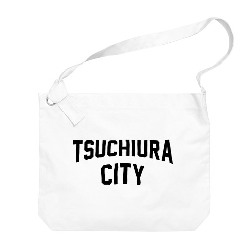 土浦市 TSUCHIURA CITY ロゴブラック ビッグショルダーバッグ