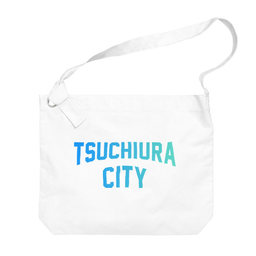 土浦市 TSUCHIURA CITY ロゴブルー Big Shoulder Bag