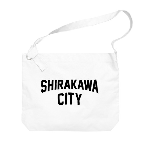 白河市 SHIRAKAWA CITY ビッグショルダーバッグ