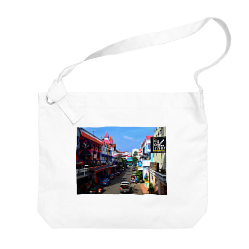 タイの街角 Big Shoulder Bag