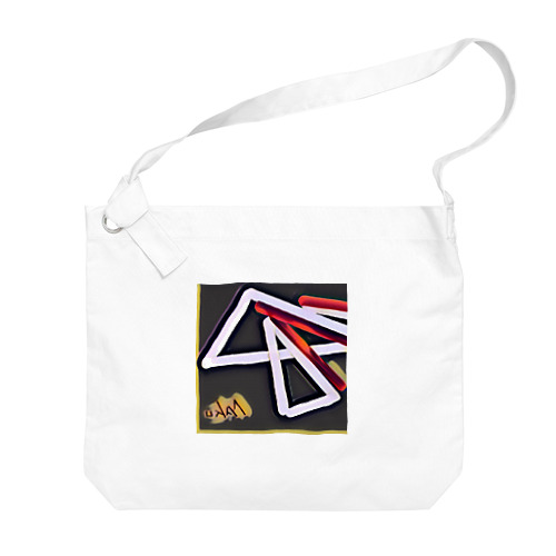 【Abstract Design】No title - BK🤭 Big Shoulder Bag