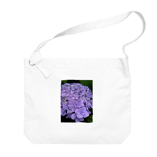 紫陽花（紫） Big Shoulder Bag