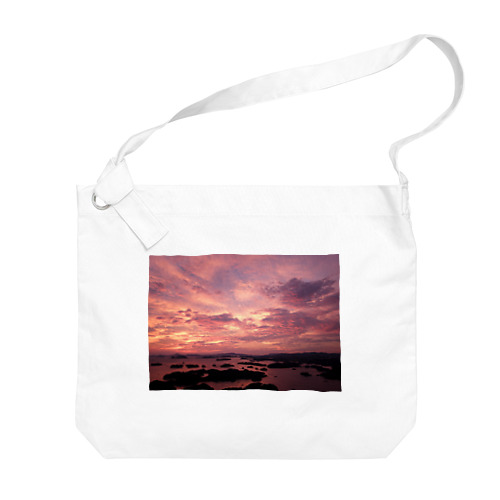 九十九島の夕陽 Big Shoulder Bag