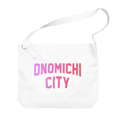 尾道市 ONOMICHI CITY ロゴピンク Big Shoulder Bag