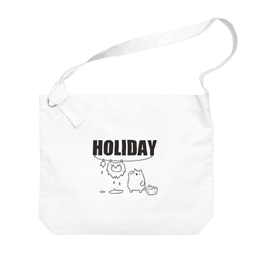 【HOLIDAY】ライオンさんの休日 Big Shoulder Bag