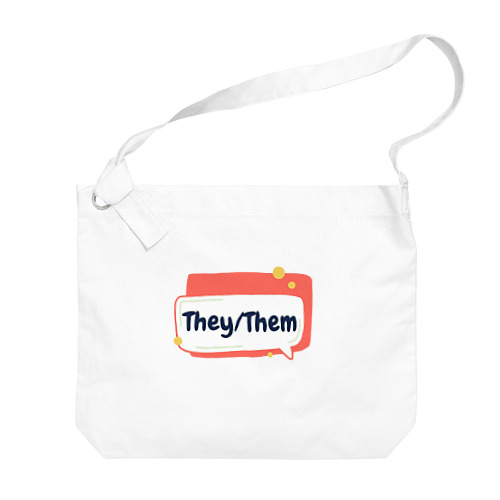 They/Them Big Shoulder Bag