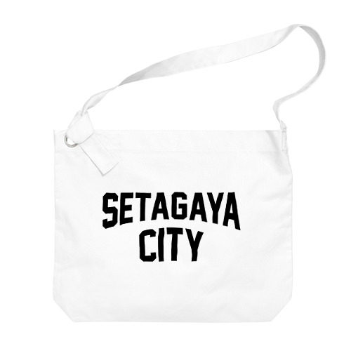 世田谷区 SETAGAYA CITY ロゴブラック Big Shoulder Bag