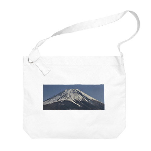 冠雪した富士山 ビッグショルダーバッグ