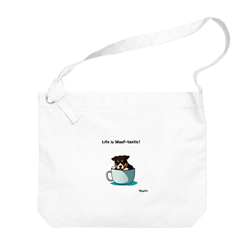 【MugZoo】シリーズ #03 ワンちゃん Big Shoulder Bag