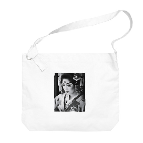 Japanese Courtesan Bloom Tee ”Geisha” Big Shoulder Bag