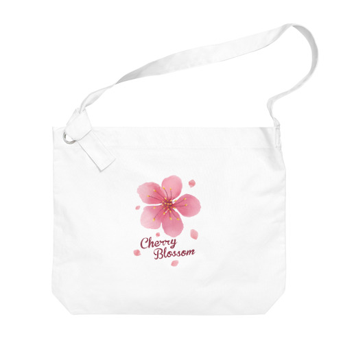 CHERRY BLOSSOM-桜の花びら- ビッグショルダーバッグ