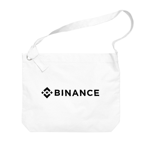 BINANCE-バイナンス- 黒ロゴ Big Shoulder Bag