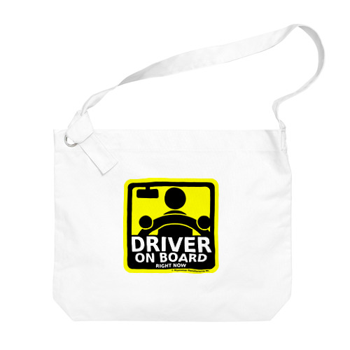 DRIVER ON BOARD Big Shoulder Bag