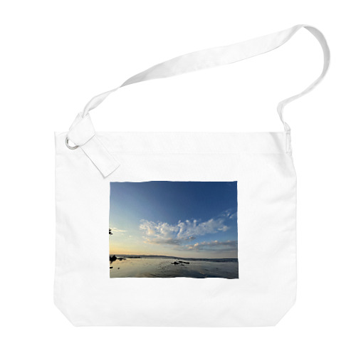 夕焼けの海 Big Shoulder Bag