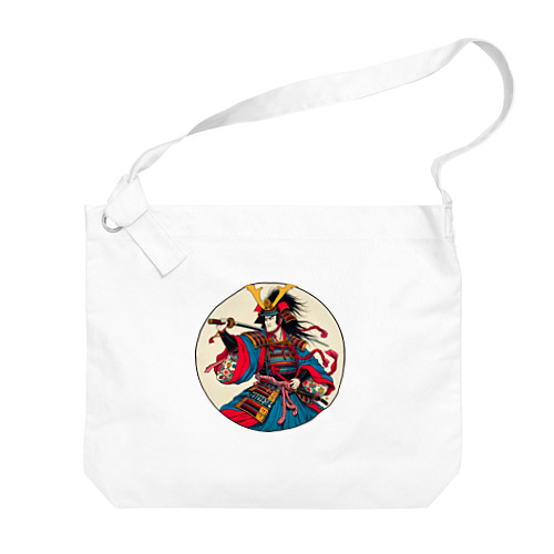 浮世絵 ド派手侍 Ukiyoe Flamboyant Samurai [UDS-DL-SR001-0003] Big Shoulder Bag