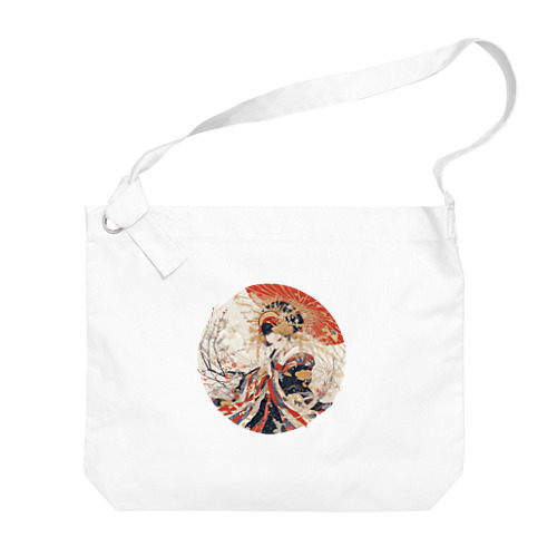 浮世絵 美人画 Ukiyoe beauty painting [UB-NIJI06-SR002-0001] Big Shoulder Bag