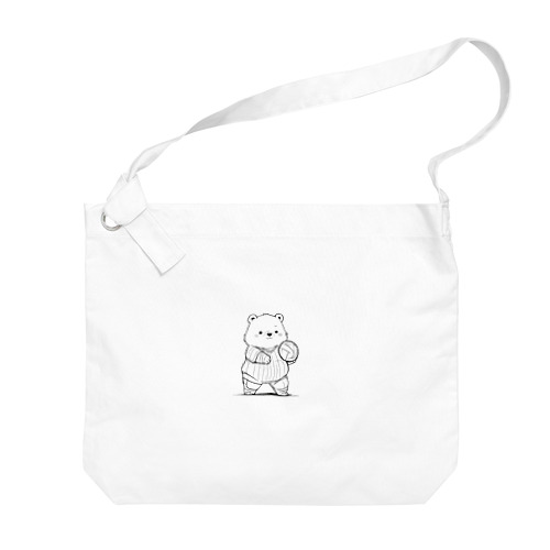 かわいいクマ Big Shoulder Bag