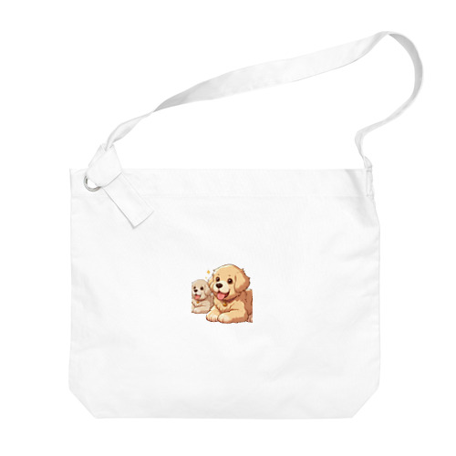 おりこんさんのワンわん Big Shoulder Bag